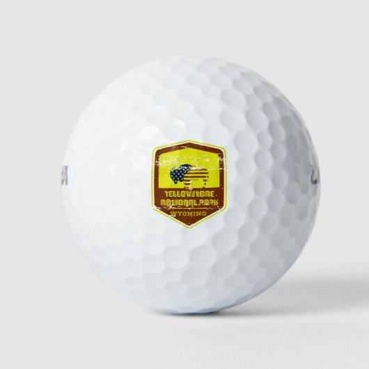 Yellowstone National Park  Golfballen (Voorkant)