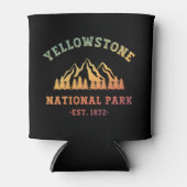 Yellowstone National Park Gradient Hiking Camping Blikjeskoeler (Voorkant)