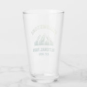 Yellowstone National Park Gradient Hiking Camping Glas (Achterkant)