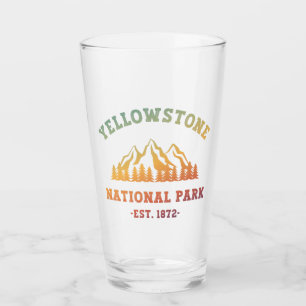 Yellowstone National Park Gradient Hiking Camping Glas