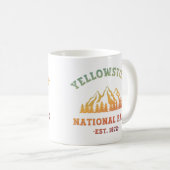 Yellowstone National Park Gradient Hiking Camping Koffiemok (Voorkant rechts)