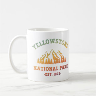 Yellowstone National Park Gradient Hiking Camping Koffiemok