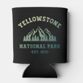 Yellowstone National Park Gradiënt Wandelen Kamper Blikjeskoeler (Achterkant)