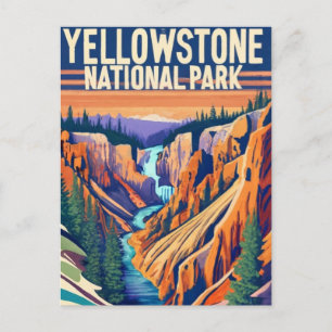Yellowstone National Park Grand Canyon Feestdagenkaart