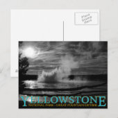 Yellowstone National Park Great Fountain Geyser Briefkaart (Voorkant / Achterkant)