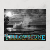 Yellowstone National Park Great Fountain Geyser Briefkaart (Voorkant)