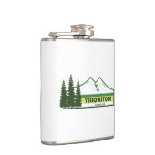 Yellowstone National Park Green Stripes Heupfles (Rechts)