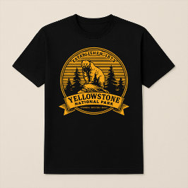  Yellowstone National Park Grizzly Beer T-shirt