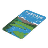 Yellowstone National Park Hayden Valley  Magneet (Linkerzijde)