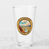 Yellowstone National Park Hayden Valley Reiskunst Glas (Voorkant)