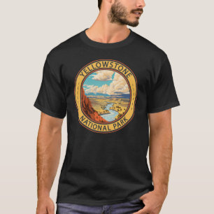 Yellowstone National Park Hayden Valley Reiskunst T-shirt