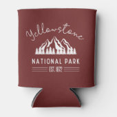 Yellowstone National Park Hiking Camping Blikjeskoeler (Voorkant)