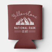 Yellowstone National Park Hiking Camping Blikjeskoeler (Achterkant)