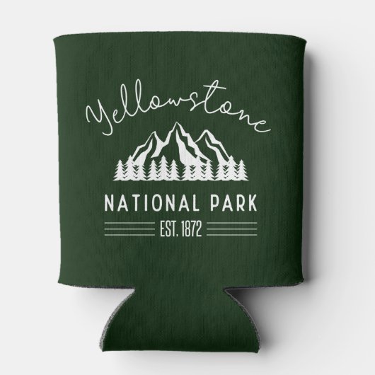 Yellowstone National Park Hiking Camping Blikjeskoeler (Achterkant)