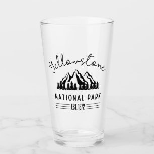 Yellowstone National Park Hiking Camping Glas