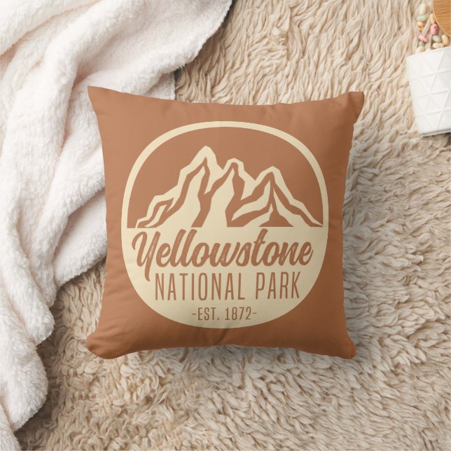 Yellowstone National Park Hiking Camping Kussen (Deken)