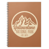 Yellowstone National Park Hiking Camping Notitieboek (Voorkant)