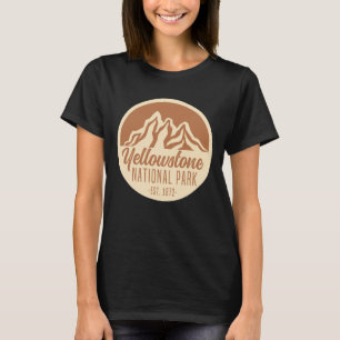 Yellowstone National Park Hiking Camping T-shirt
