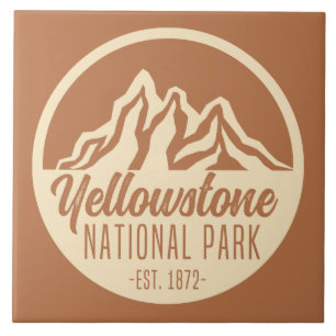 Yellowstone National Park Hiking Camping Tegeltje