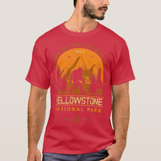 Yellowstone National Park Home of The Sasquatch T-shirt