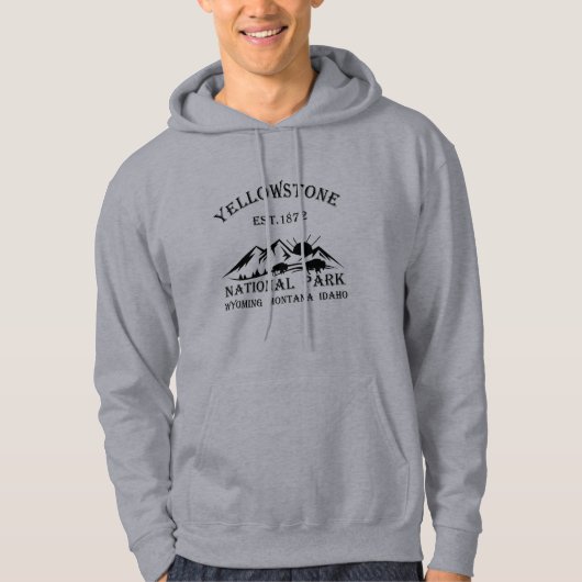 Yellowstone National Park Hoodie (Voorkant)