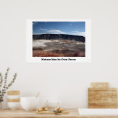 Yellowstone National Park hot spring Poster (Keuken)