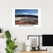 Yellowstone National Park hot spring Poster (Thuiskantoor)
