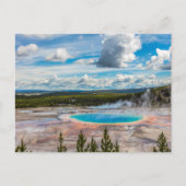Yellowstone National Park Hot Springs Briefkaart (Voorkant)