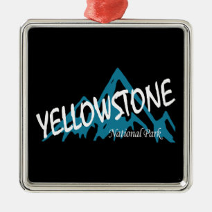 Yellowstone National Park in Wyoming Montana Metalen Ornament