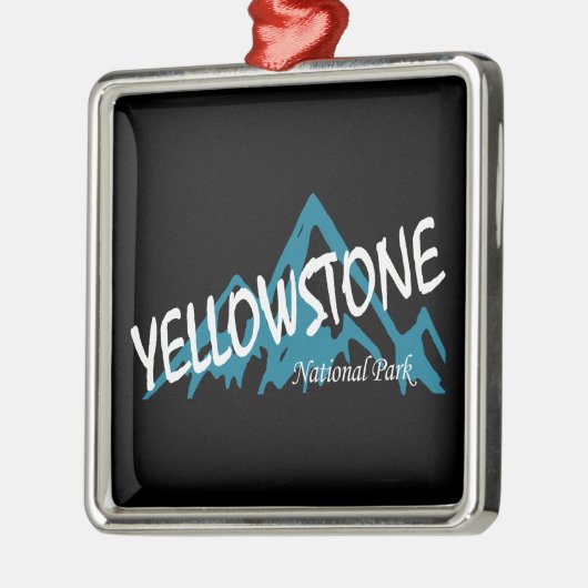 Yellowstone National Park in Wyoming Montana Metalen Ornament (Links)