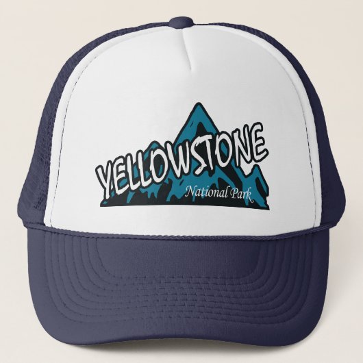 Yellowstone National Park in Wyoming Montana Trucker Pet (Voorkant)