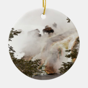 Yellowstone National Park is geweldig! Keramisch Ornament