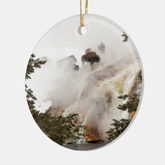 Yellowstone National Park is geweldig! Keramisch Ornament (Links)