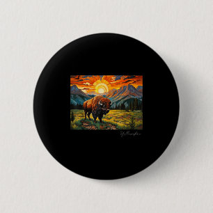 Yellowstone National Park Kamperen Wandelen Buiten Ronde Button 5,7 Cm
