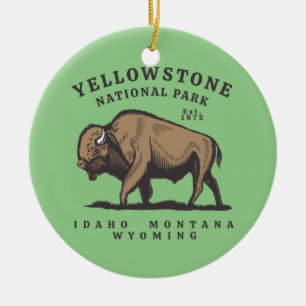 Yellowstone National Park Keramisch Ornament