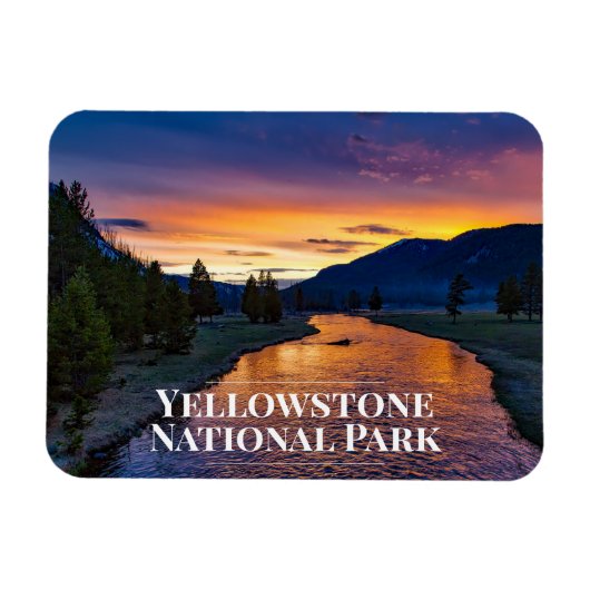 Yellowstone National Park Koelkast Magnet Magneet (Horizontaal)