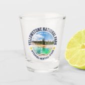 Yellowstone National Park Landscape Forest Shot Glas (Voorkant)