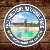 Yellowstone National Park Landscape Sticker