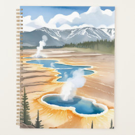 Yellowstone National Park | Landscape Watercolor Planner