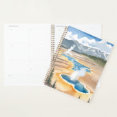 Yellowstone National Park | Landschap Aquarel Planner (Display)