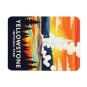 Yellowstone National Park – Levendige Geiser Magneet (Horizontaal)