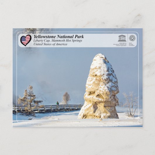 Yellowstone National Park - Liberty Pet Briefkaart (Voorkant)