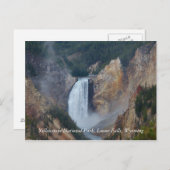Yellowstone National Park, Lower Fa. Briefkaart (Voorkant / Achterkant)