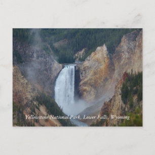 Yellowstone National Park, Lower Fa... Briefkaart