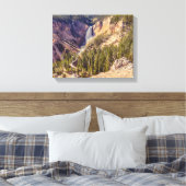 Yellowstone National Park Lower Herfsten Canvas Afdruk (Insitu (Slaapkamer))