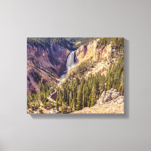 Yellowstone National Park Lower Herfsten Canvas Afdruk (Voorkant)