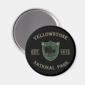 Yellowstone National Park Magneet (Voorkant / Achterkant)