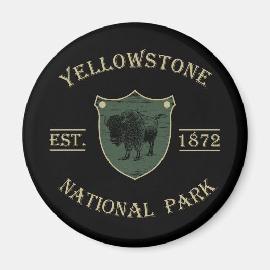 Yellowstone National Park Magneet (Voorkant)