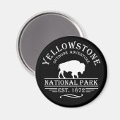 Yellowstone National Park Magneet (Voorkant / Achterkant)