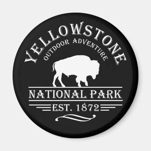 Yellowstone National Park Magneet (Voorkant)